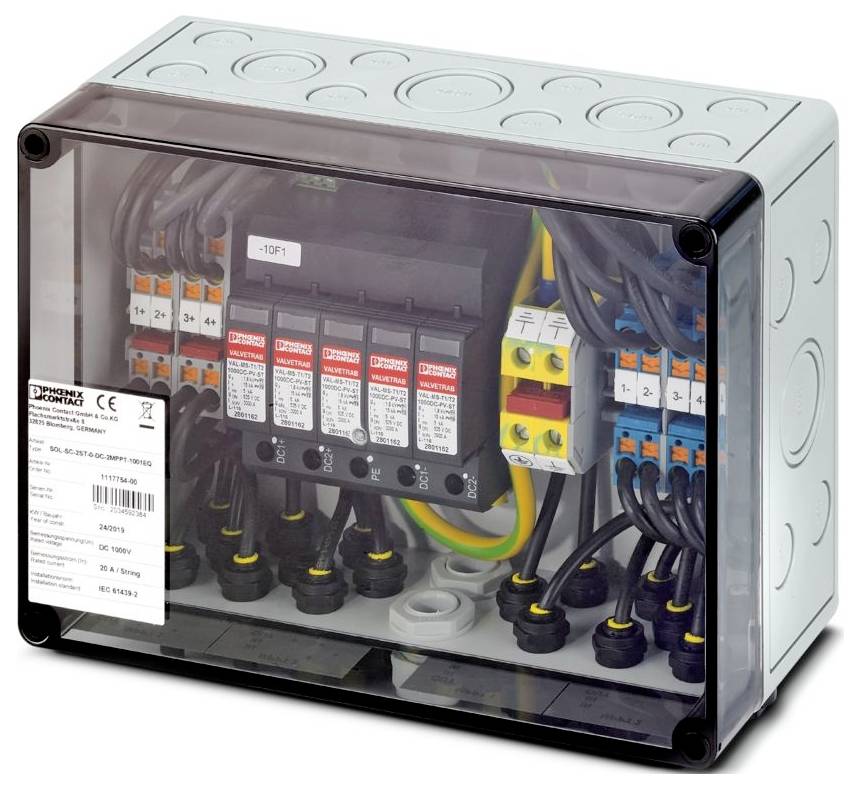 Phoenix Contact 1117754 SOL-SC-2ST-0-DC-2MPPT-1001EQ Generatoranschlusskasten-0