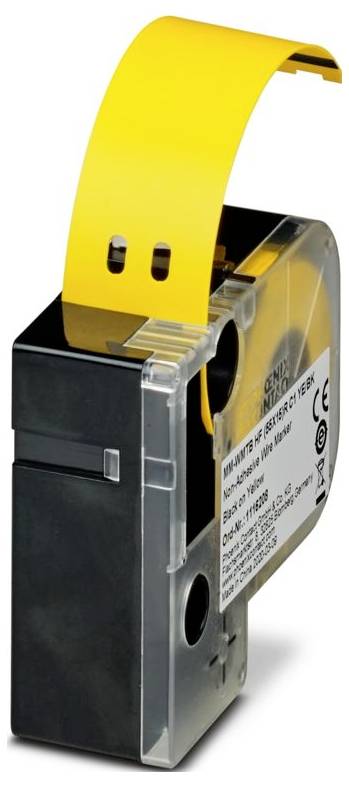Phoenix Contact 1116208 MM-WMTB HF (55X15)R C1 YE/BK Kabelmarkierer Gelb-Schwarz 1 St.