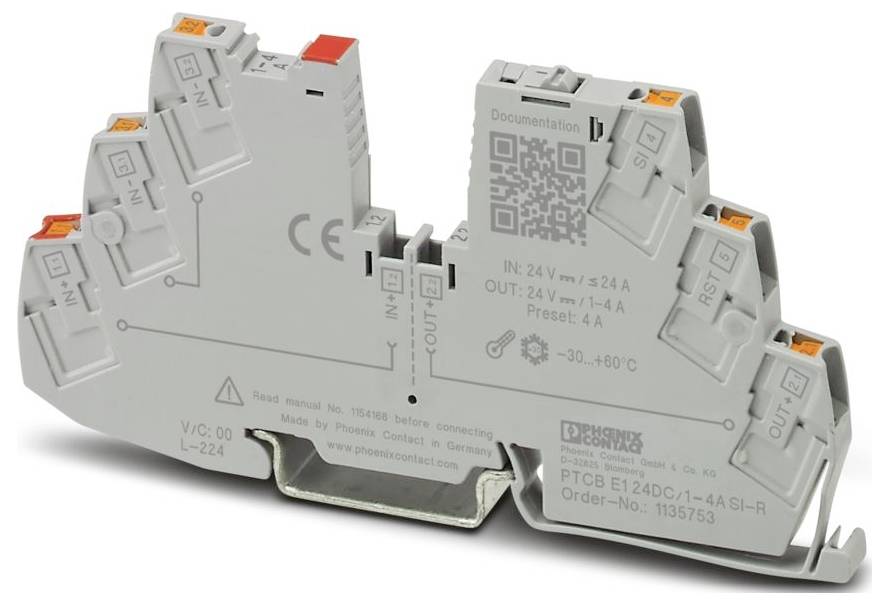 Phoenix Contact 1135753 PTCB E1 24DC/1-4A SI-R Schutzschalter 1 St.