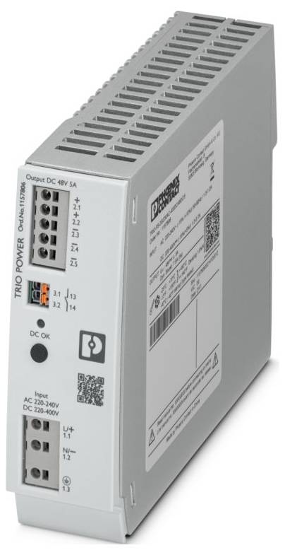 Phoenix Contact 1157806 Stromversorgung Verbrauch (StandBy) 4 W 48.5 V/DC 5 A 285.7 VA Anzahl Ausgänge:1 x Inhalt 1 St.
