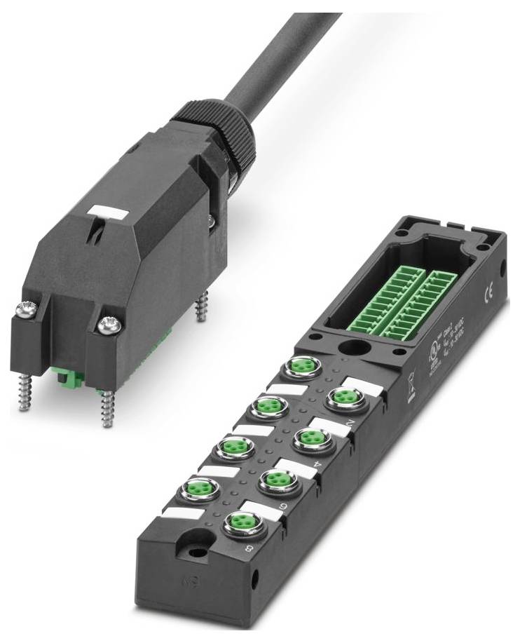 Phoenix Contact SACB- 8/4-L-C-M8 HD/10,0 PUR 1197618 Sensor-/Aktor-Box 1 St.