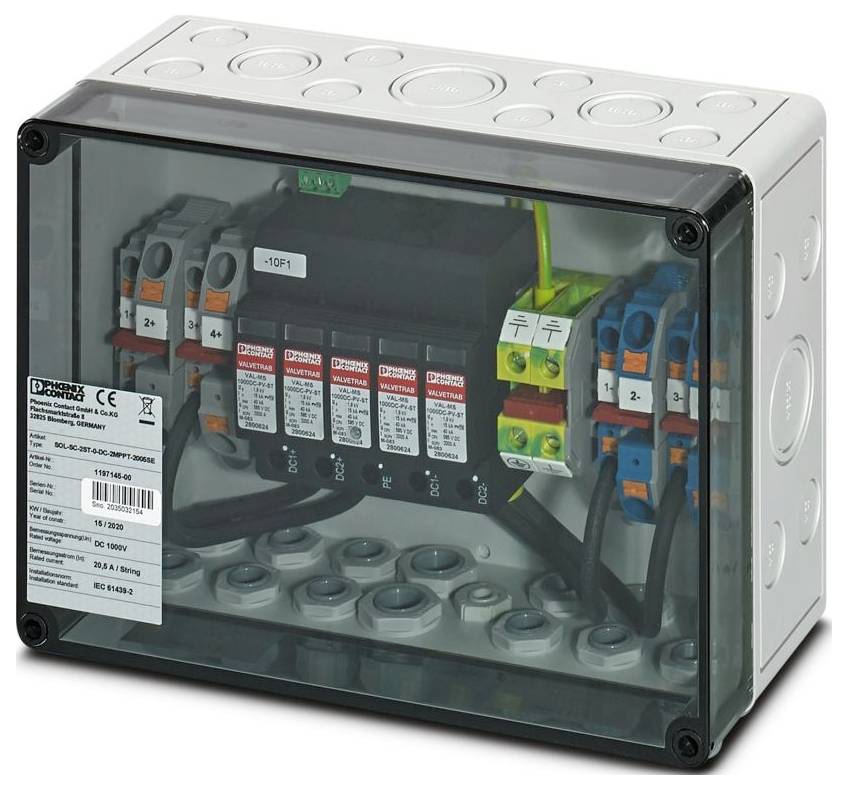Phoenix Contact 1197145 SOL-SC-2ST-0-DC-2MPPT-2005SE Generatoranschlusskasten