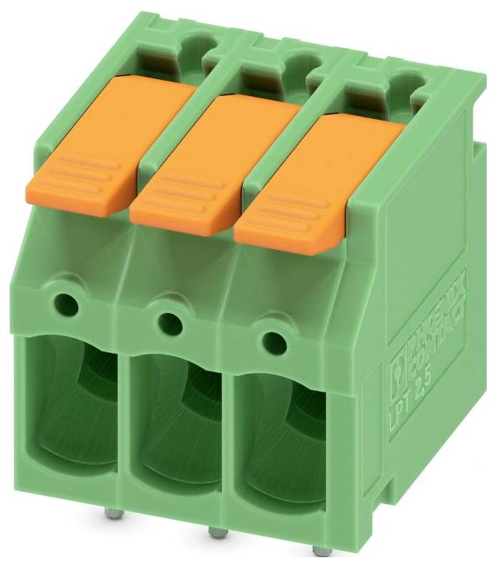 Phoenix Contact 1190298 Leiterplattenklemme 4 mm² Polzahl 3 Grün 100 St. Carton-0