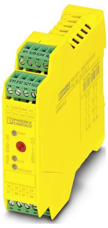 Sicherheitsrelais PSR-SCP-24DC/ESD/4X1/30-SET35 Phoenix Contact Betriebsspannung: 24 V/DC 2 Schließer (B x H x T) 22.5 x-0
