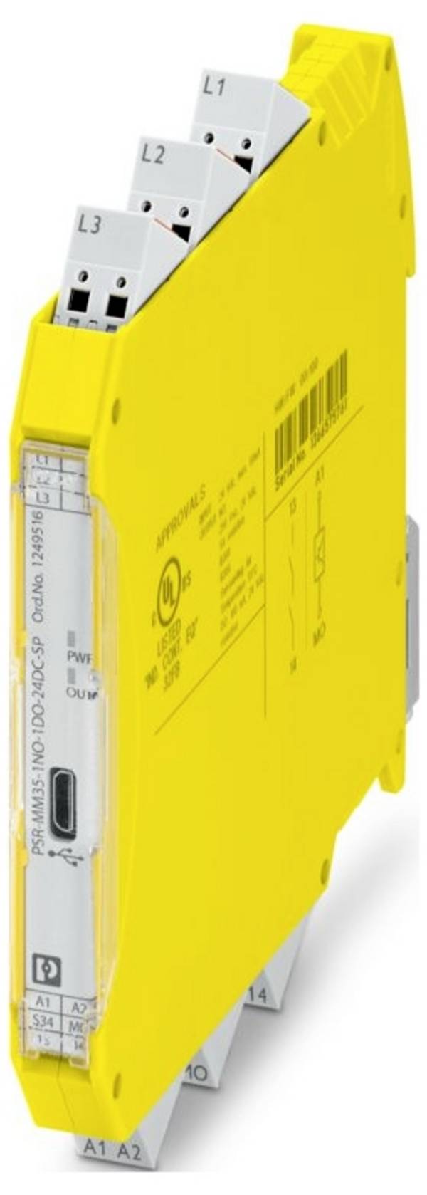 Phoenix Contact PSR-MM35-1NO-1DO-24DC-SP 1249516 Sicherheitsschaltgerät 23 V/DC