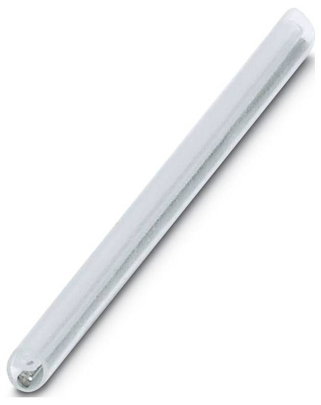 Ein klarer, zylindrischer Magnetrührstab, der typischerweise in wissenschaftlichen Laboren zum Rühren von Flüssigkeiten in einem Becherglas oder Kolben verwendet wird.
