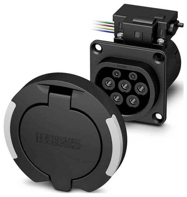 Phoenix Contact EV-T2M3SO12-4P-R-P-SET eMobility Ladesteckdose Typ 2 Mode 3 32 A