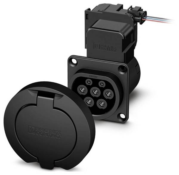 Phoenix Contact EV-T2M3SO12-3P-R-B-SET eMobility Ladesteckdose Typ 2 Mode 3 32 A