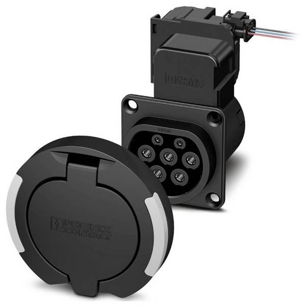 Phoenix Contact EV-T2M3SO12-3P-R-P-SET eMobility Ladesteckdose Typ 2 32 A