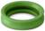 Ein grüner Gummidichtring mit glatter Oberfläche, der zum Abdichten oder für mechanische Zwecke verwendet wird.