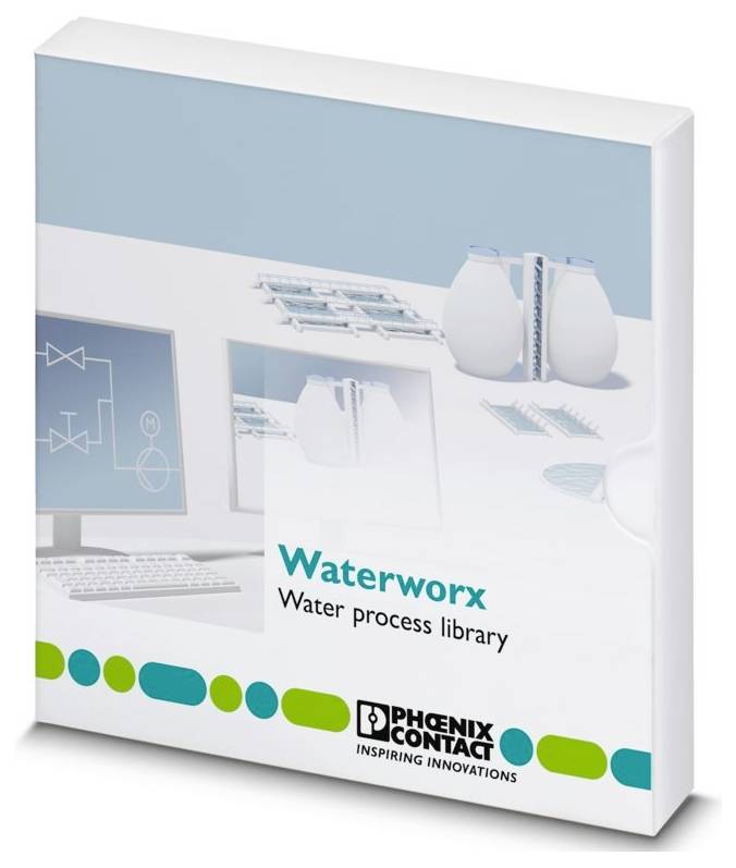 # Waterworx Wasserprozessbibliothek<br><br>Ein Softwarepaket mit abstrakter Grafik von Computerbildschirmen und Wasserinfrastruktur.