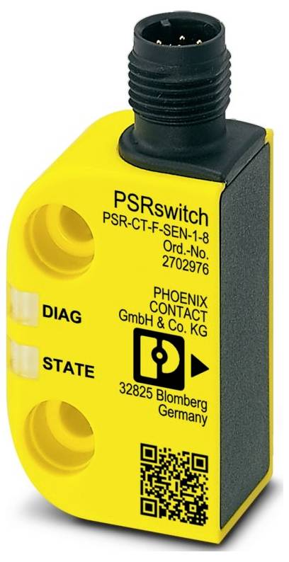 Phoenix Contact 2702972 Sicherheitsschalter Gelb PSR-CT-C-SEN-1-8 1 St.