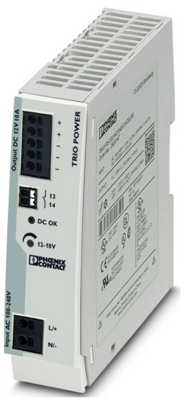Phoenix Contact 2903158 Stromversorgung  12 V/DC 10 A 254.7 VA   Inhalt 1 St.