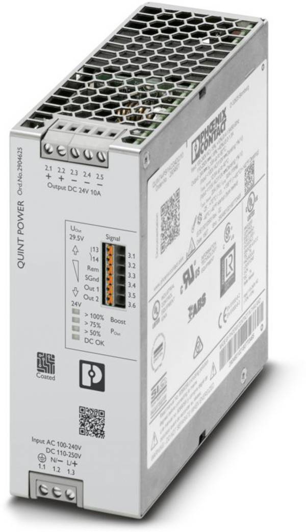 Phoenix Contact 2904625 Stromversorgung  24 V/DC 10 A 274 VA   Inhalt 1 St.