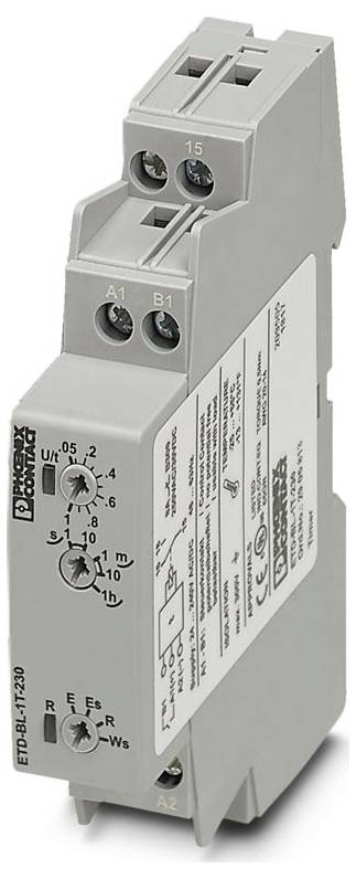 Phoenix Contact 2905813 ETD-BL-1T-230 Zeitrelais Multifunktional 1 St. 1 Wechsler