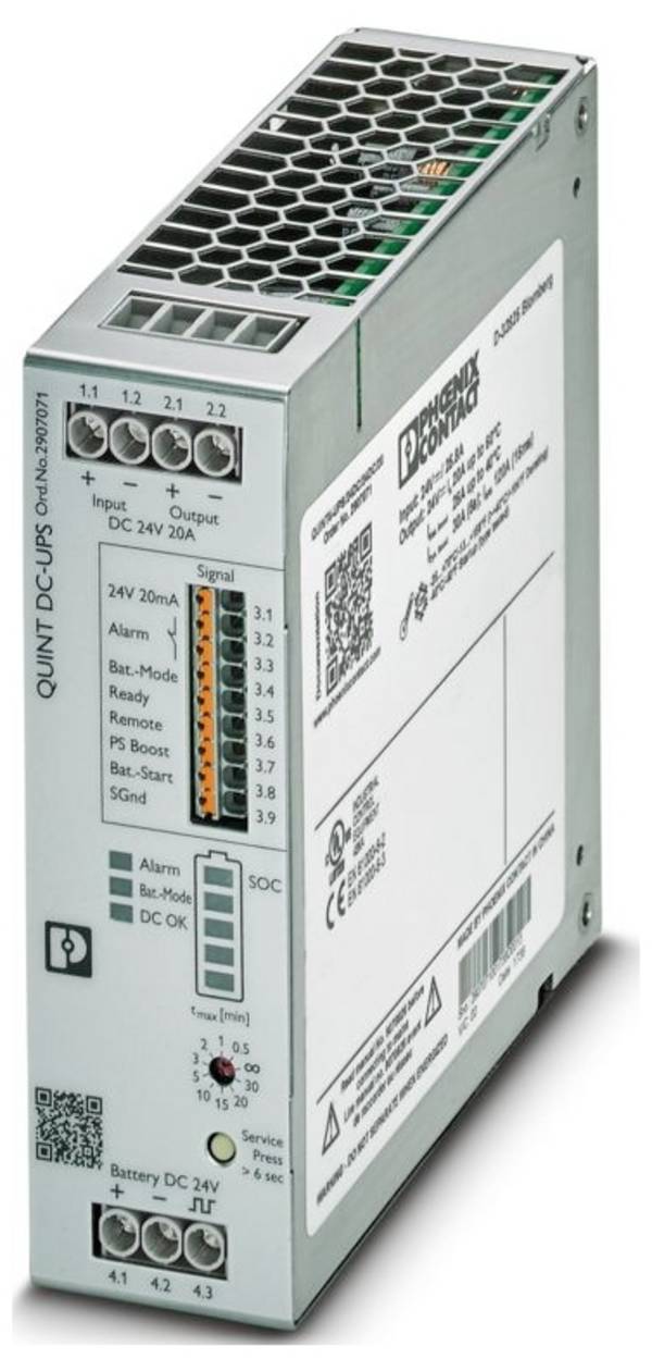 Phoenix Contact QUINT4-UPS/24DC/24DC/20 2907071 Industrielle USV-Anlage