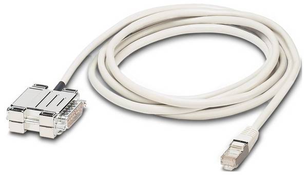 Phoenix Contact 2.5 m RJ45, D-SUB, 15 polig (Stecker), D-SUB, 15 polig (Buchse) 1 St. CABLE-15/8/250/RSM/PD Passend für Sensoren: Phoenix Contact PSR-MM30