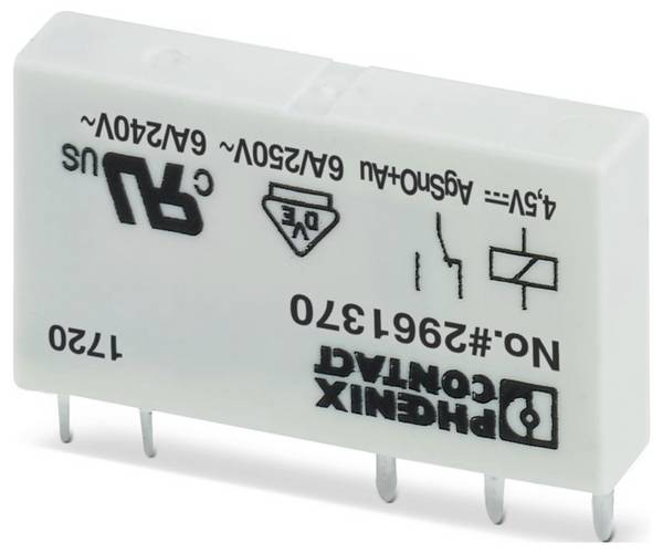 Phoenix Contact REL-MR-  4,5DC/21AU Miniaturrelais Nennspannung: 4.5 V/DC  1 Wechsler  10 St.