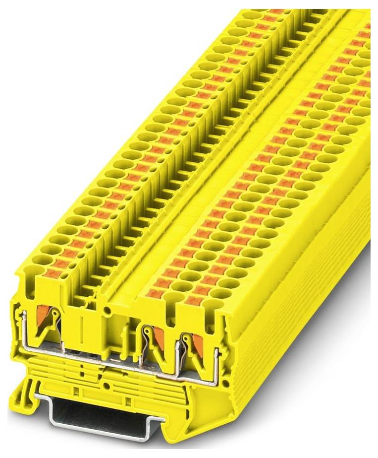 Phoenix Contact 3209553 Durchgangsklemme Push-In-Federkraftanschluss Gelb 50 St. Piece-0