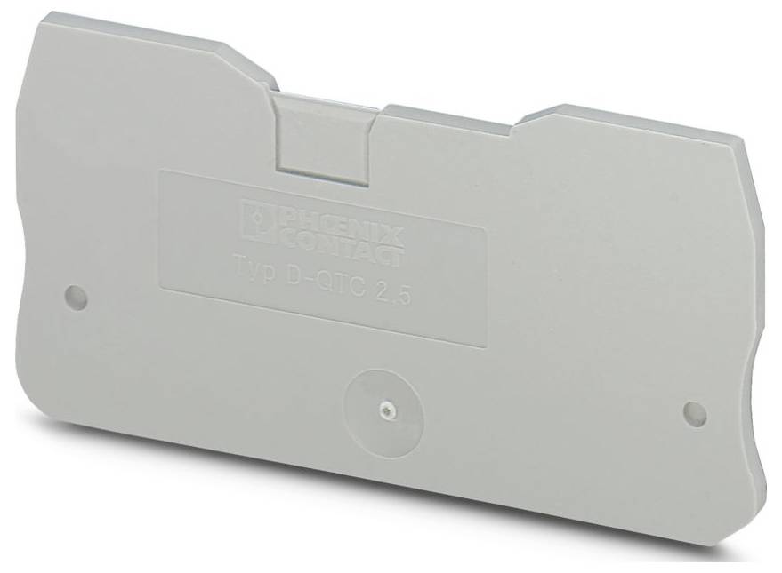 Ein grauer Klemmblock mit orangefarbigen Markierungen, der für elektrische Verbindungen verwendet wird und mehrere Schichten von Anschlußpunkten aufweist.