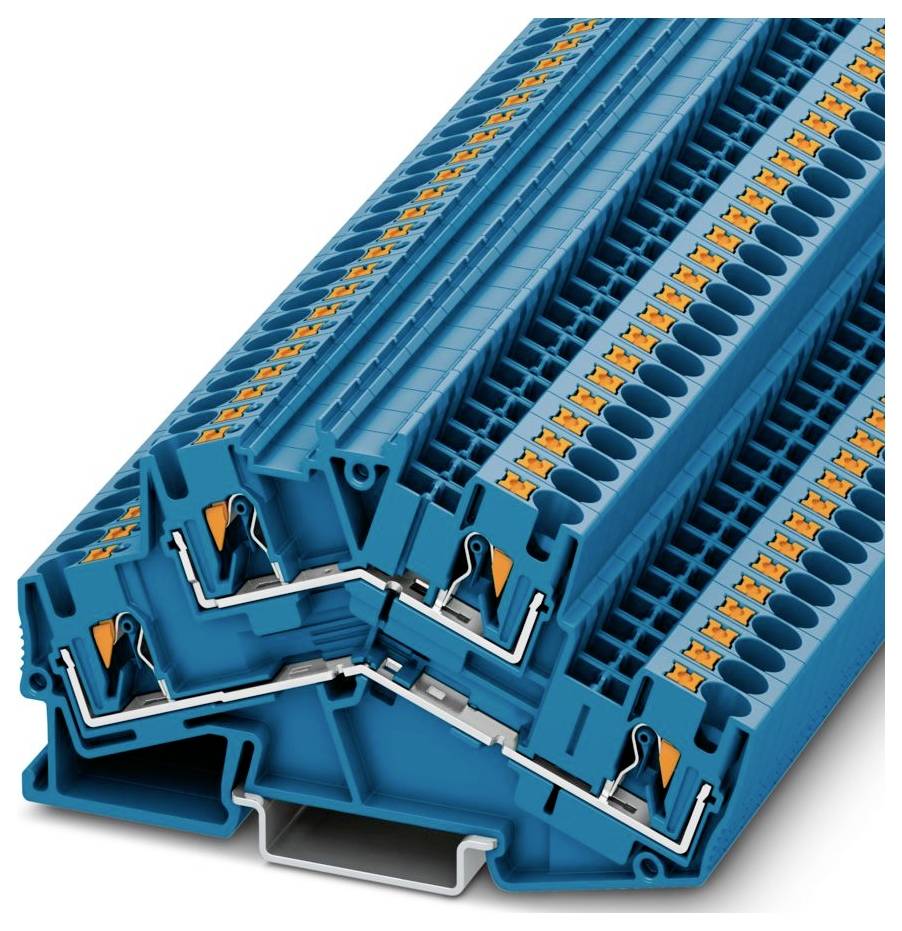 Thumbnail - Phoenix Contact 3211838 Doppelstockklemme Blau 50 St.