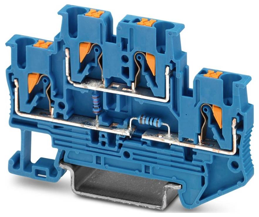 Phoenix Contact 3211432 Bauelementreihenklemme Blau 50 St.