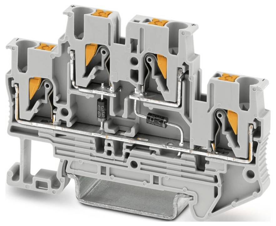 Phoenix Contact 3211447 Bauelementreihenklemme Grau 50 St.