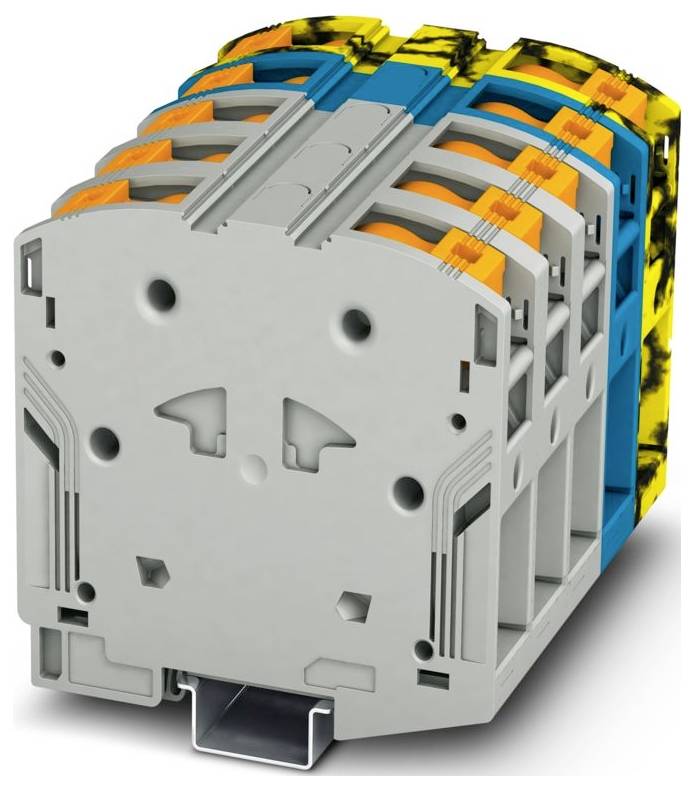 Phoenix Contact 3260118 Hochstromklemme Grau-Blau, Schwarz-Gelb 2 St.