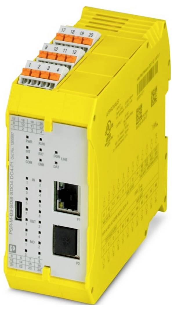 Phoenix Contact PSR-M-B3-SDI8-SDO4-DO4-PI 1300897 Sicherheitsmodul 24 V/DC
