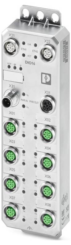 Nahaufnahme eines zylindrischen elektrischen Steckers mit metallischem Gehäuse und sichtbarem rotem Innenraum mit mehreren Goldkontakten, konstruiert für industrielle Verwendung.