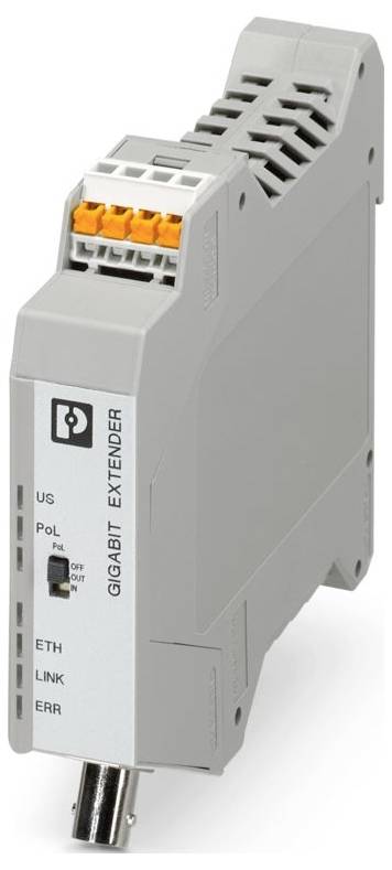 Ein metallischer zylindrischer Stecker mit einem roten, mehrpoligen Ende, das für elektrische Verbindungen verwendet wird.