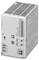 Ein kompaktes industrielles Netzteil mit Eingabe-/Ausgabespezifikationen, Statusanzeigen und Anschlüssen für AC 100-240V-Eingang und DC 24V, 10A-Ausgang.