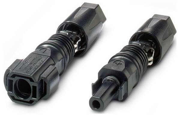Photovoltaik-Steckverbinder 1386390 PV-C3F/M-S-2,5-6 PU1 Schwarz Phoenix Contact Inhalt: 10 St.
