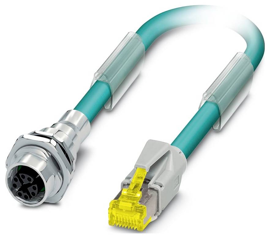 Phoenix Contact 1417828 RJ45 Netzwerkkabel, Patchkabel CAT 6a 0.5 m 10 St.