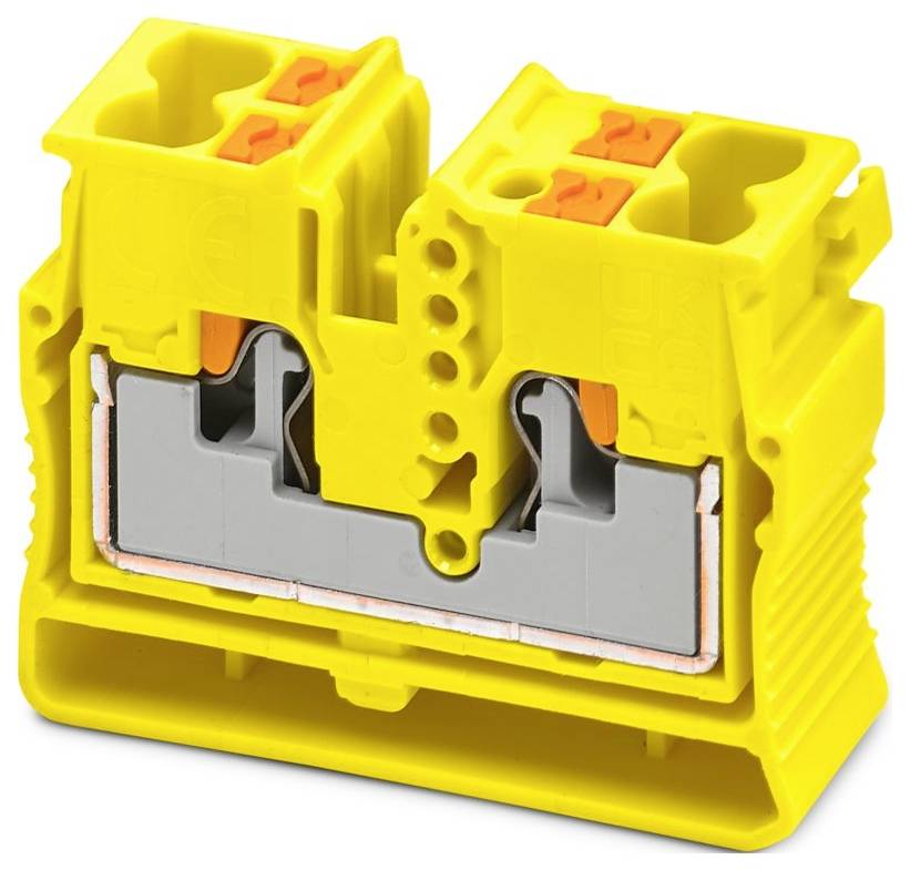 Phoenix Contact 1429434 Mini-Durchgangsklemme Push-In-Klemme Gelb 50 St. Piece