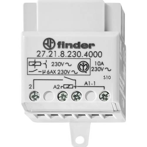 Stromstoß-Schalter Unterputz Finder 27.21.8.230.4000 1 Schließer 230 V/AC 10 2300 VA 1 St.