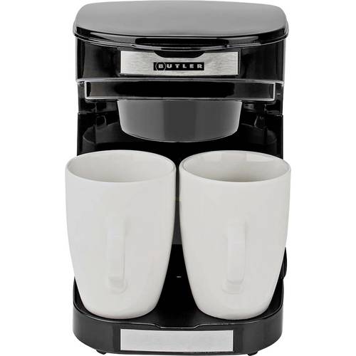 Butler 16100129 Kaffeemaschine Schwarz, Silber