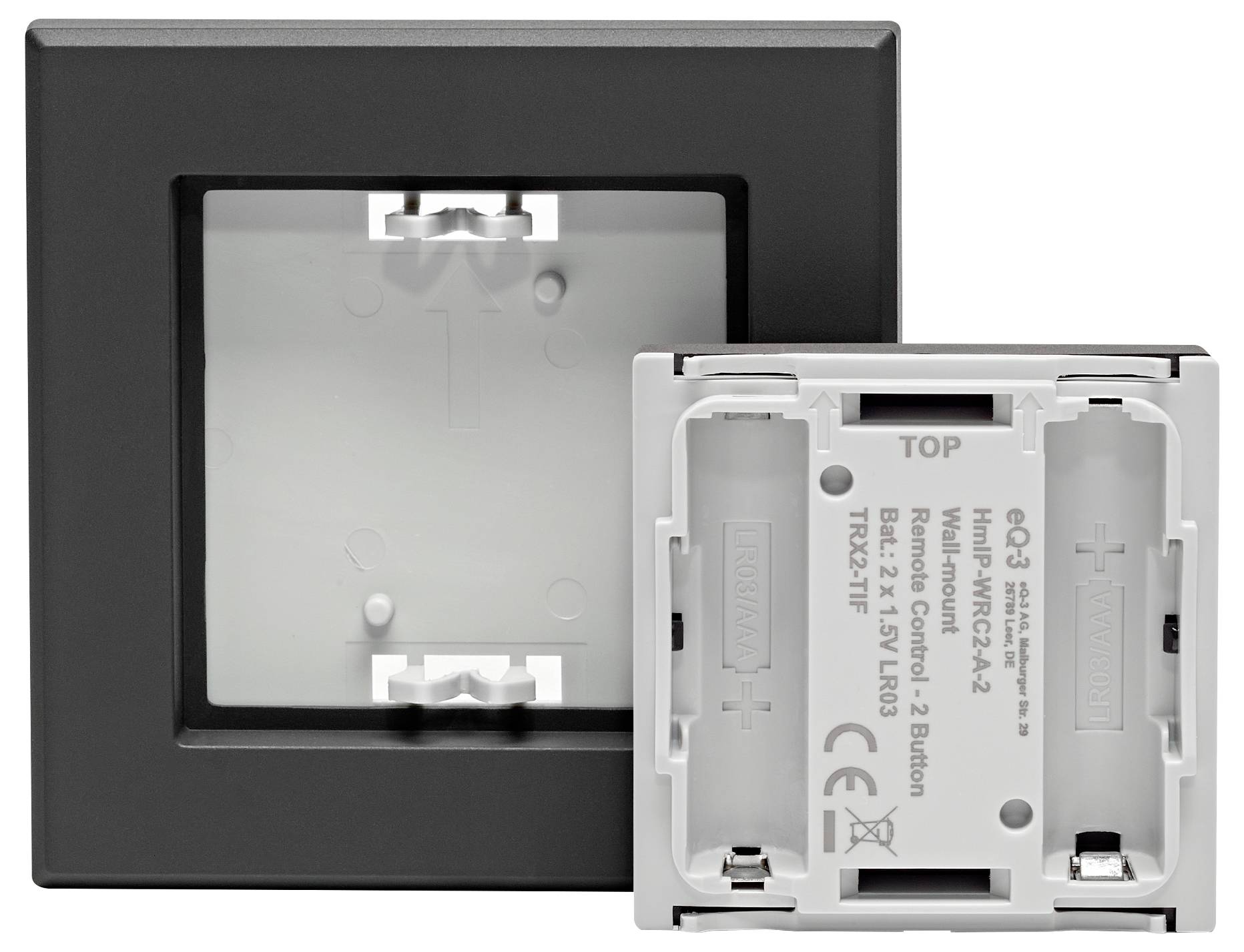 GQ-3 Hiru-PINR2L4-2 Fernbedienungsbasis und schwarzer Rahmen.