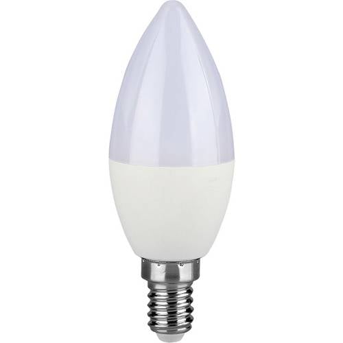 V-TAC 2142411 LED EEK F (A - G) E14 Kerzenform 4.5 W Weiß (Ø x H) 36.5 mm x 100 mm 1 St.