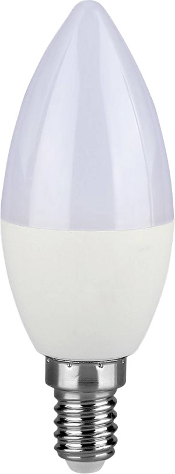 V-TAC 2142411 LED EEK F (A - G) E14 Kerzenform 4.5 W = 40 W Weiß (Ø x H) 36.5 mm x 100 mm 1 St.