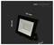 „LED-Flutlicht" Abbildung mit Abmessungen: 116 mm breit, 106 mm hoch, 25 mm tief.