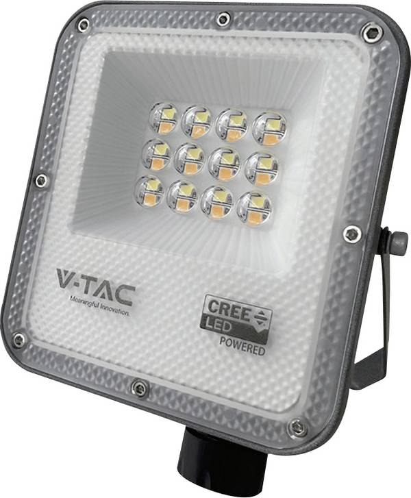 V-TAC VT-44014CCT 240726 LED-Außenstrahler EEK: F (A - G) 10 W Leuchtfarben: Warmweiß bis Kaltweiß