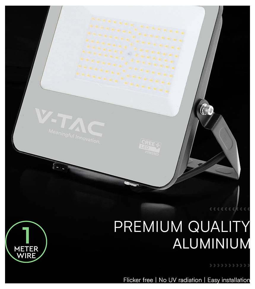 V-TAC VT-44101 232186 LED-Außenstrahler EEK: D (A - G) 100 W Leuchtfarben: Naturweiß-9