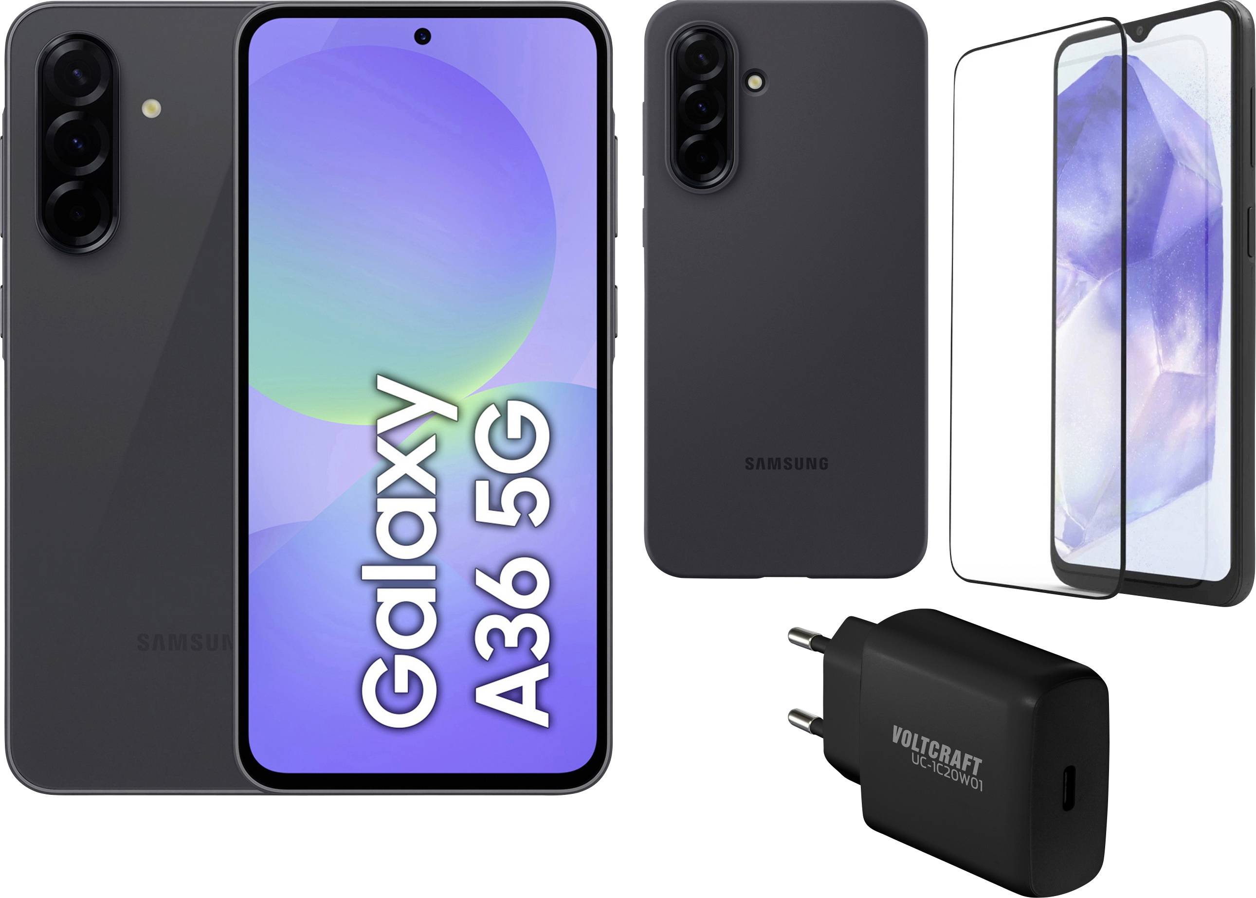 Samsung Galaxy A36 5G Enterprise Edition 128 GB Schwarz EEK C (A - G) 17 cm (6.7 Zoll) Smartphone