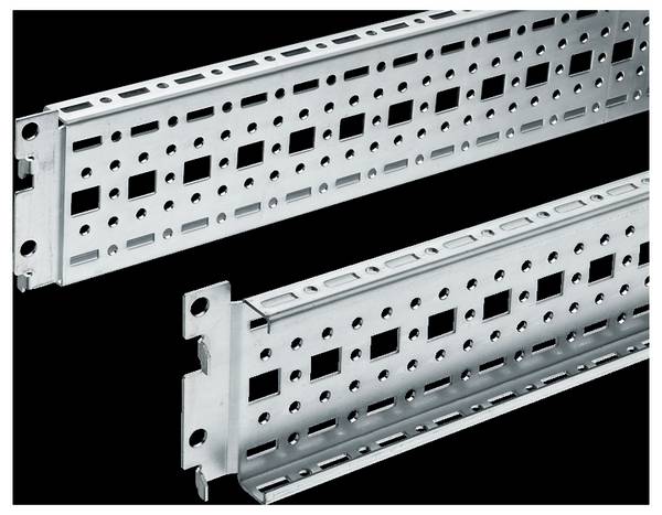TS System-Chassis 17x73mm, für äußere Montageebene BT 400 mm Montageschiene  TS 8612.140 Rittal Inhalt: 4 St.