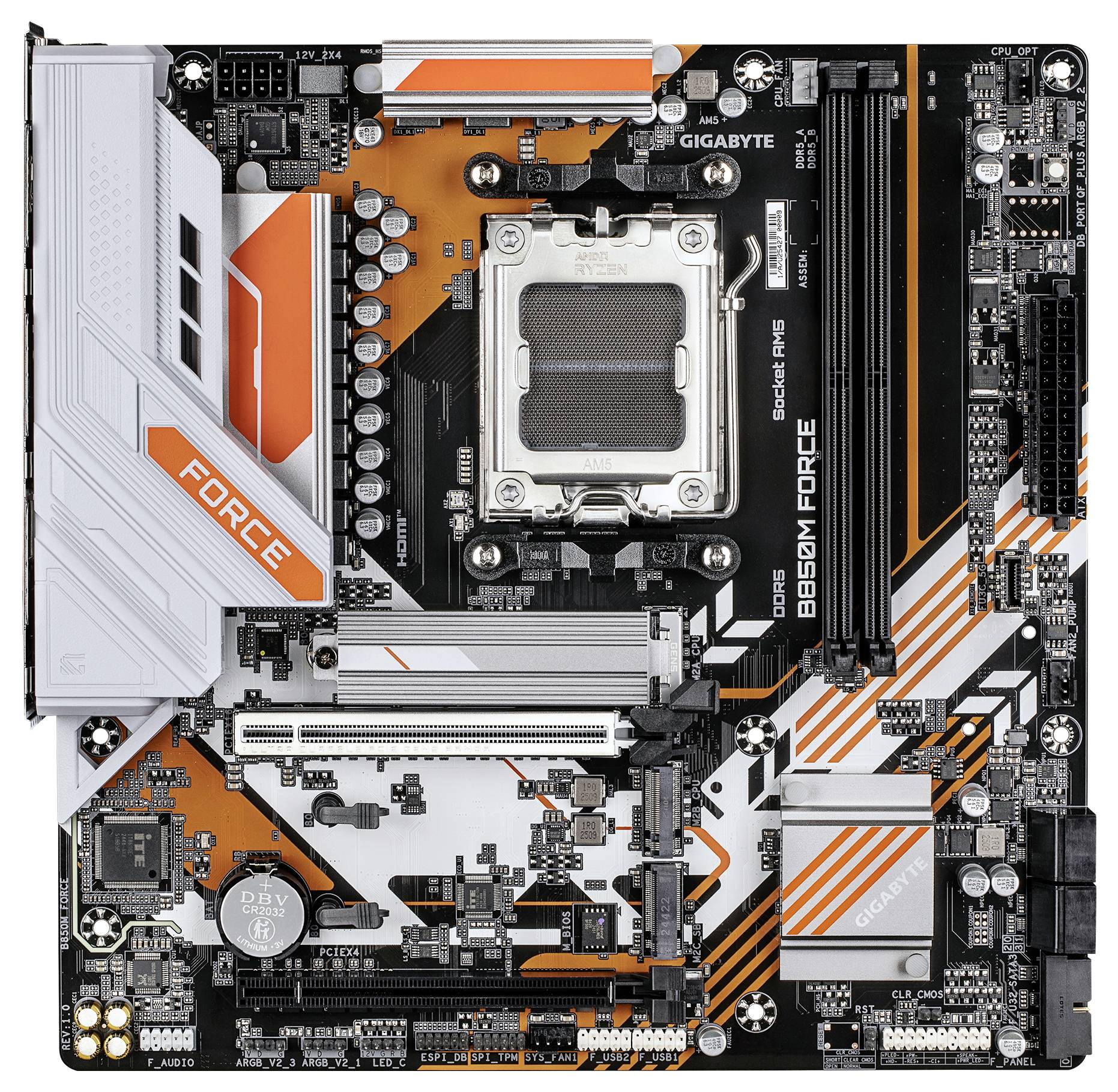 Gigabyte Gigabyte GA-B850M FORCE (AM5) (D) Mainboard Sockel (PC) AMD® AM5 Formfaktor (Details) Mini-ATX-1