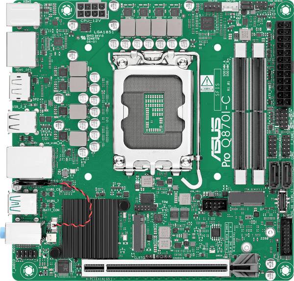 Asus PRO Q870I-C-CSM Mainboard Sockel (PC) Intel® LGA 1851 Formfaktor (Details) Mini-ITX Mainboard-Chipsatz Q870