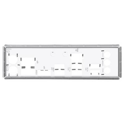 Eine transparente Kunststoff-Schaltkreisvorlage mit verschiedenen Ausschnitten für Komponenten und Beschriftungen für Verdrahtung und Verbindungen im elektronischen Design.