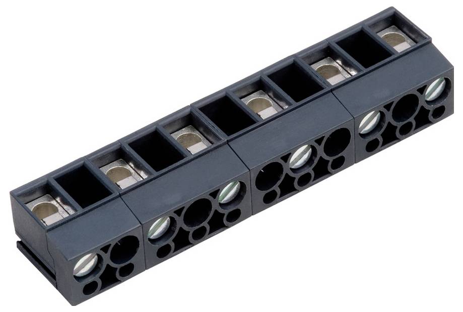 PTR Hartmann 50100100240D Printklemme 2.5 mm² Polzahl 10 Grau 1 St.