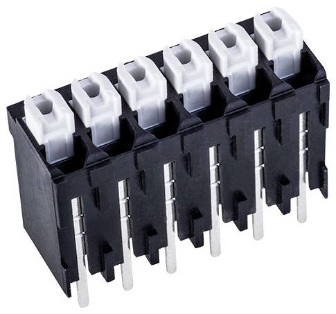 PTR Hartmann 54601080301R Printklemme 1.5 mm² Polzahl 8 Schwarz 1 St. Tape on Full reel